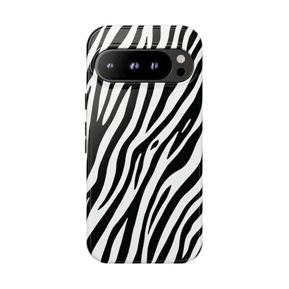 Monochrome Tiger Print Phone Case