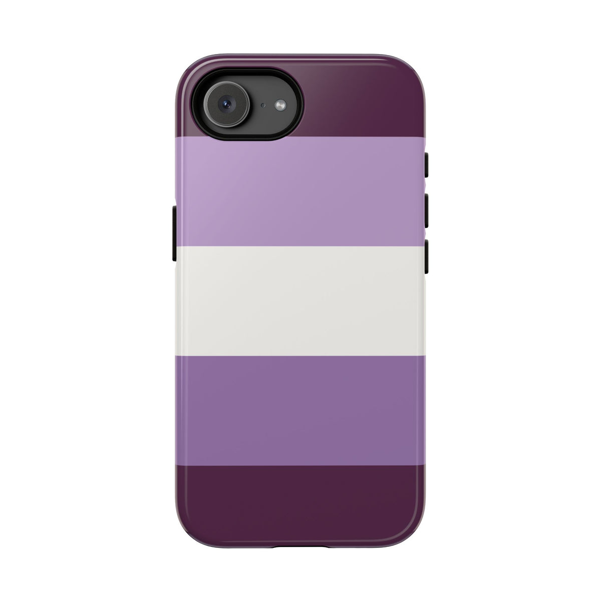 Purple Stripe Pattern Phone Case - Purple Phone Case - iPhone 17e / Glossy