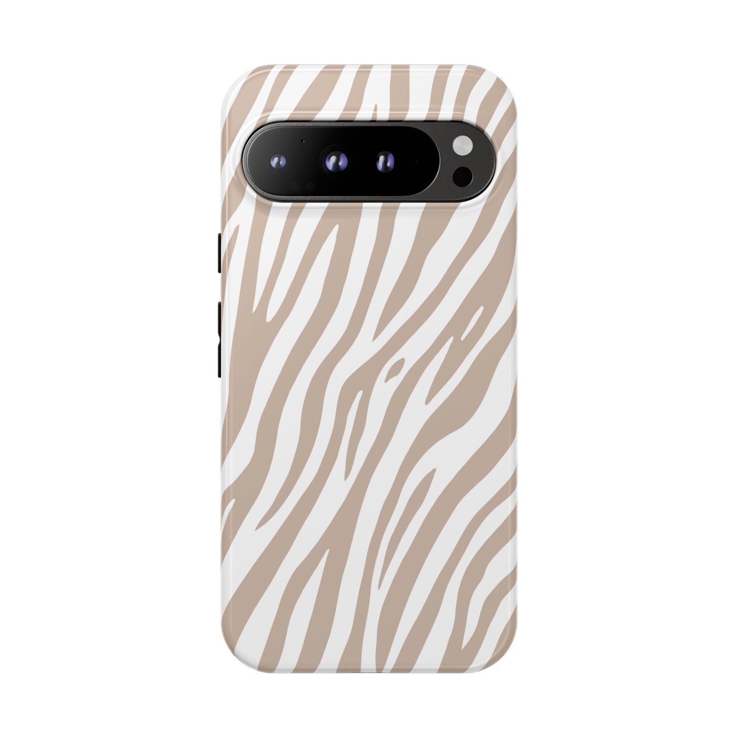 Oatmeal Tiger Print Phone Case