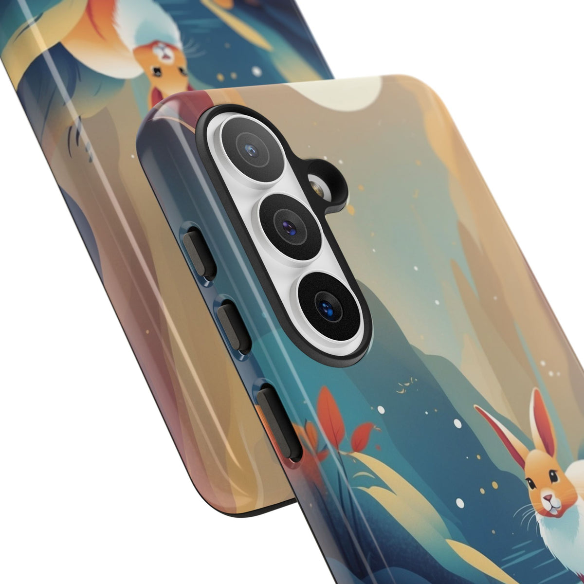 Stylised Rabbit Design Phone Case - Multicolor Phone Case