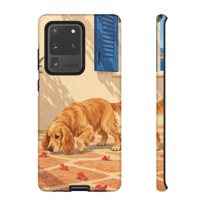 Cocker Spaniel Scent Trail Phone Case - Multicolor Phone Case - Samsung Galaxy S20 Ultra / Glossy