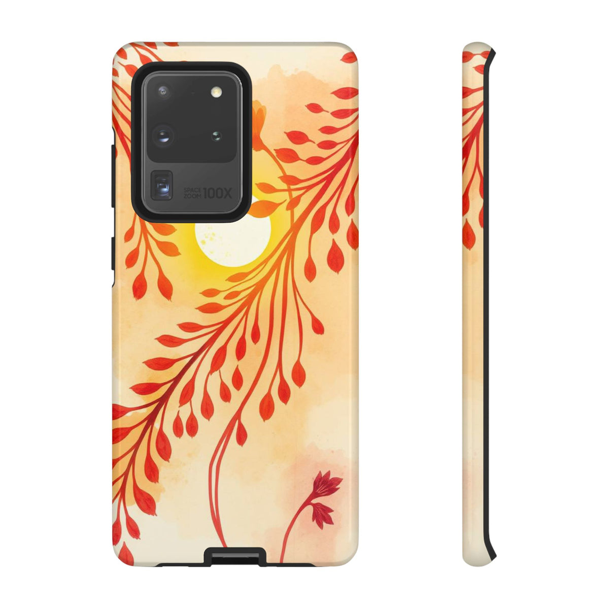 Boho Chic Watercolour Sunset Design Phone Case - Multicolor Phone Case - Samsung Galaxy S20 Ultra / Glossy