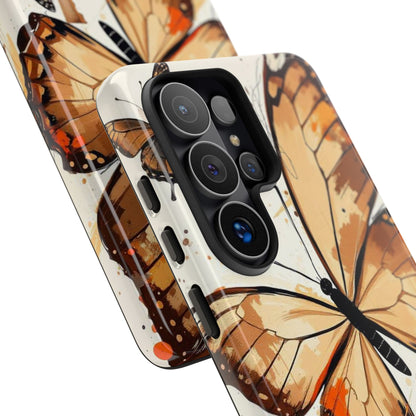 Acrylic Style Butterflies Design Phone Case - Multicolor Phone Case