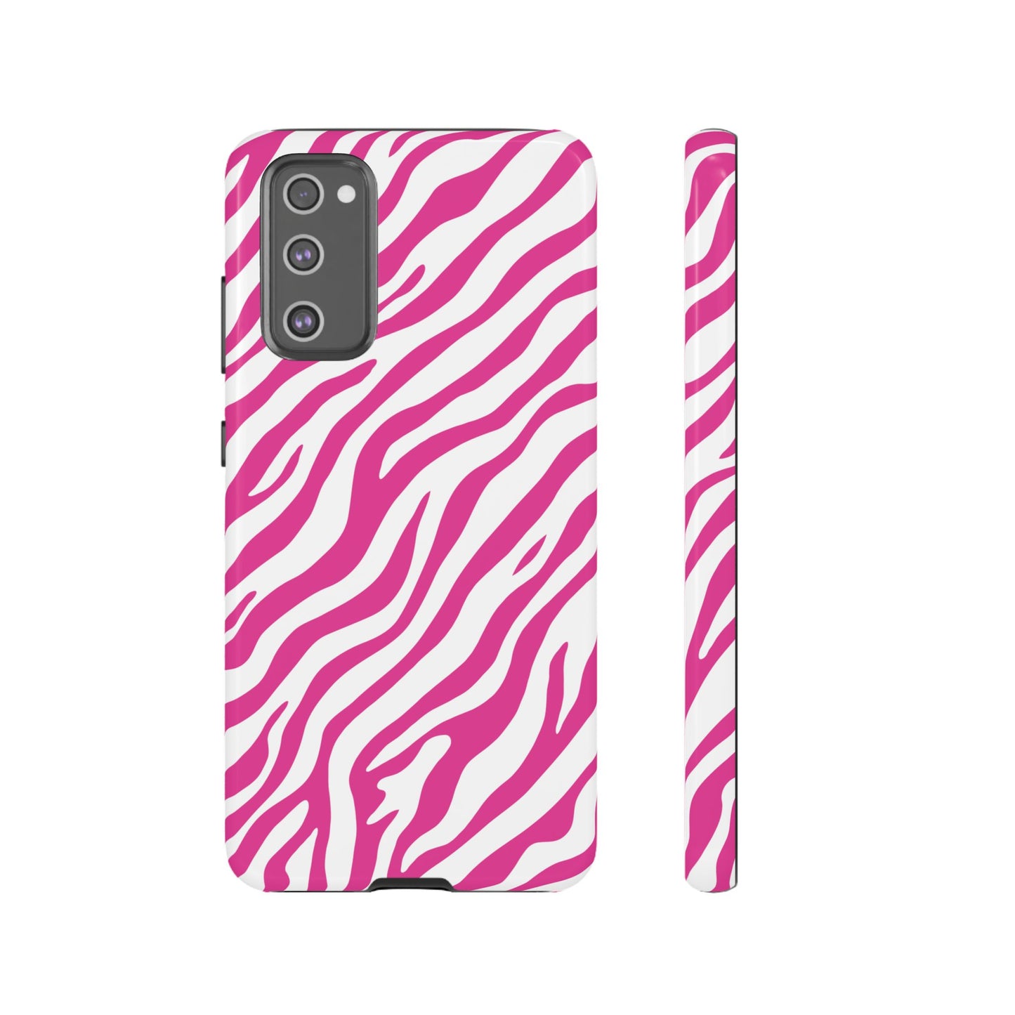 Stylish Hot Pink Zebra Print Phone Case