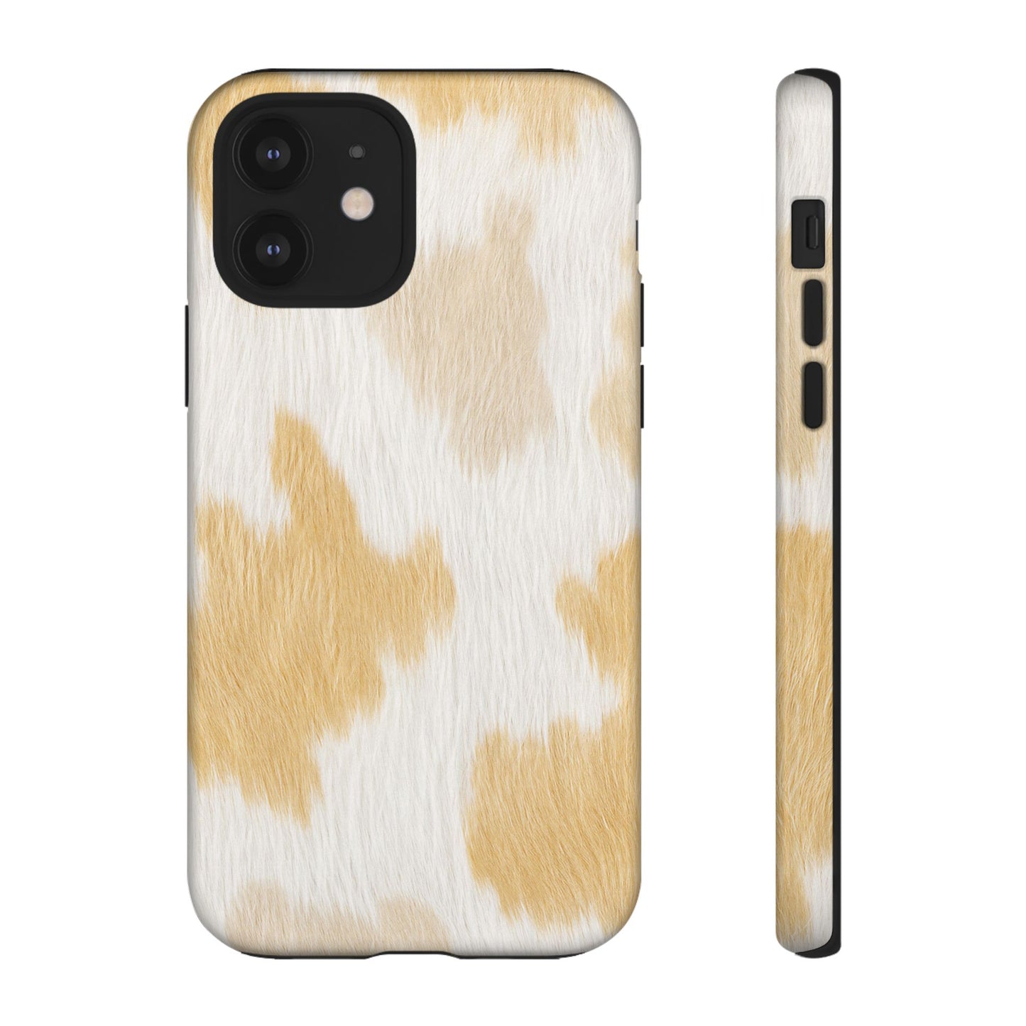 Golden Honey Cow Print Phone Case