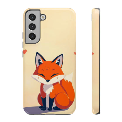 Samsung Galaxy S22 Plus / Glossy Phone Case - Cute Fox Design Phone Case