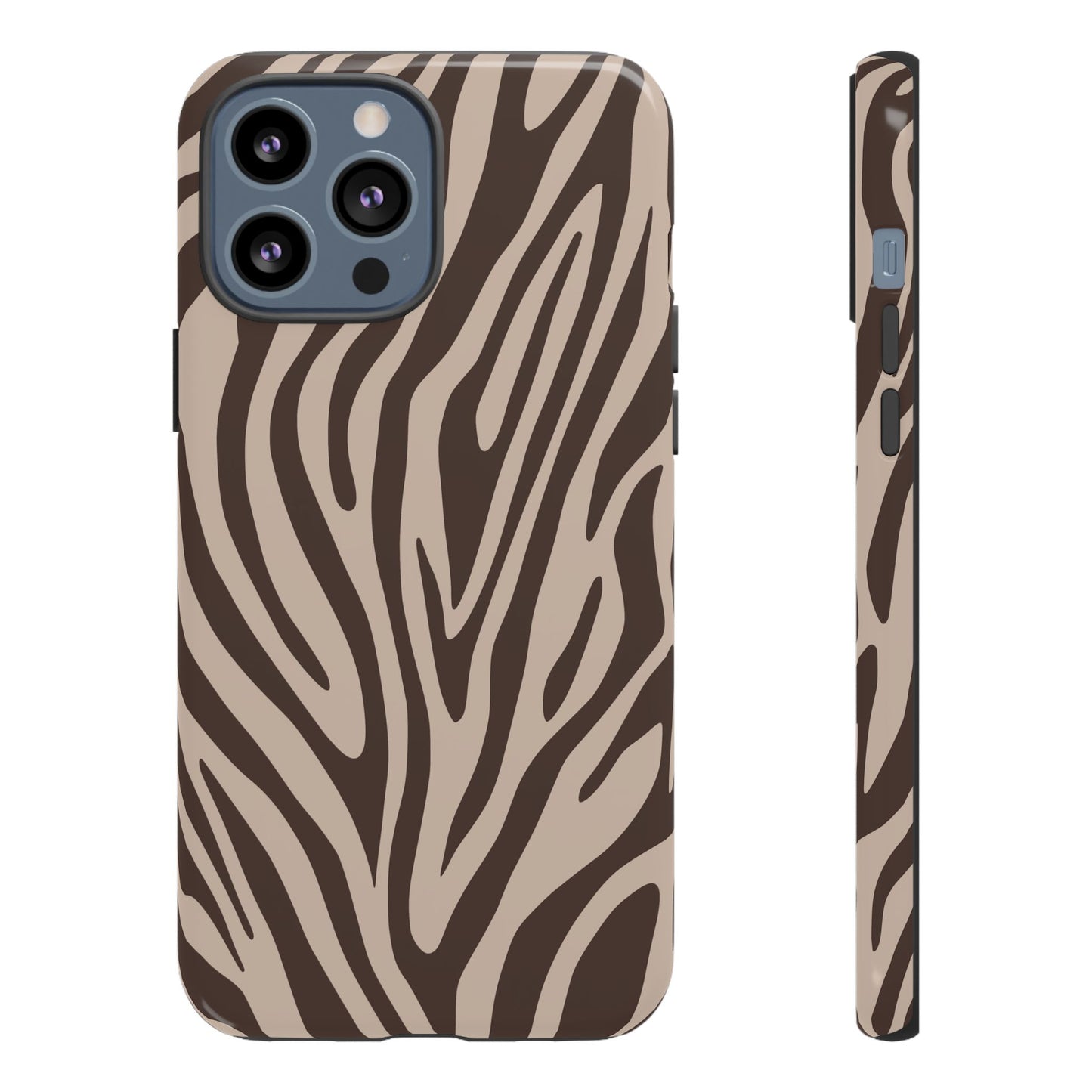 Boutique Mocha Tiger Print Phone Case