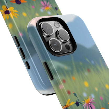 Vibrant Meadow Design Phone Case - Multicolor Phone Case