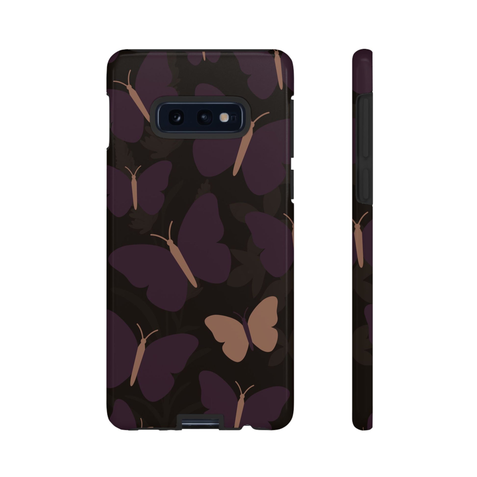 Phone Case - Minimalist Purple Butterfly Pattern Phone Case