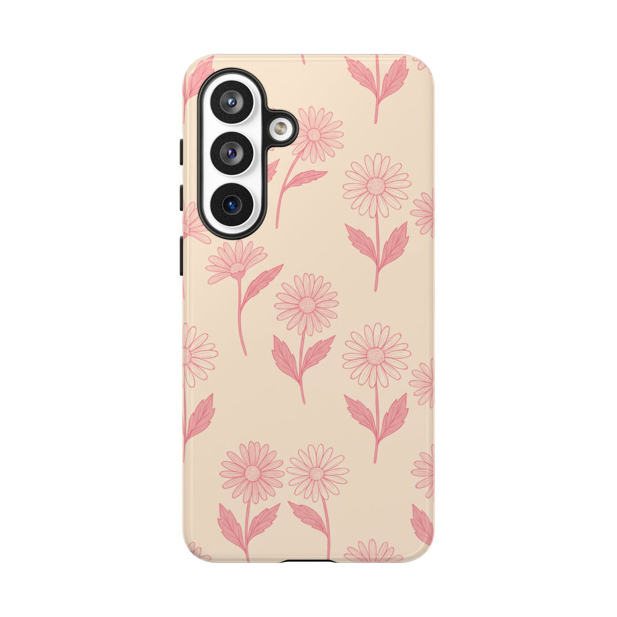 Pretty Pink Daisy Pattern Phone Case