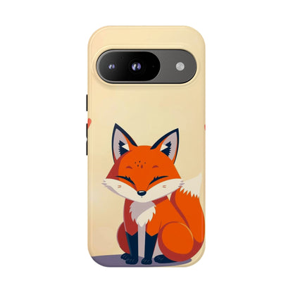 Google Pixel 9 / Glossy Phone Case - Cute Fox Design Phone Case