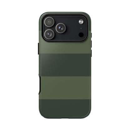 Green Horizontal Stripe Pattern Phone Case - Green Phone Case - iPhone 17 Pro Max / Glossy