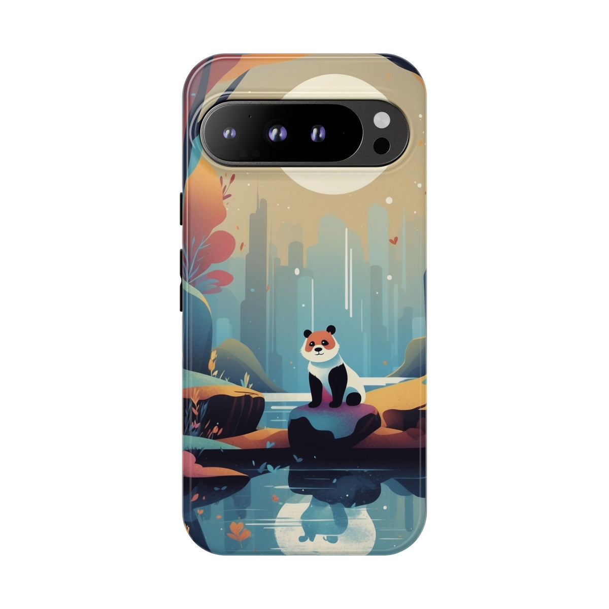 Stylised Panda Design Phone Case - Multicolor Phone Case - Google Pixel 9 Pro XL / Glossy