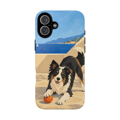 Border Collie One More Throw Phone Case - Multicolor Phone Case - iPhone 16 Plus / Glossy