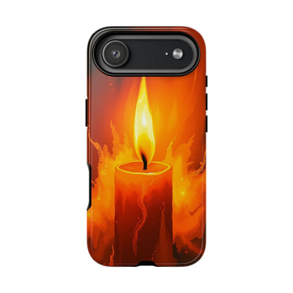 iPhone 17 Air / Glossy Phone Case - Red Candle Phone Case