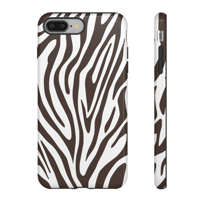 Graphic Brown Tiger Print Phone Case