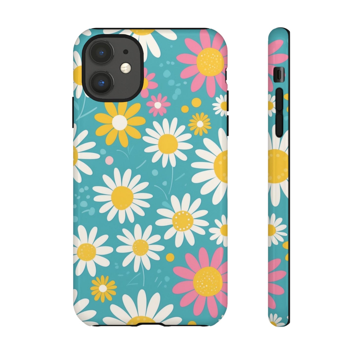 iPhone 11 / Glossy Phone Case - Daisies Floral Pattern 5 Phone Case