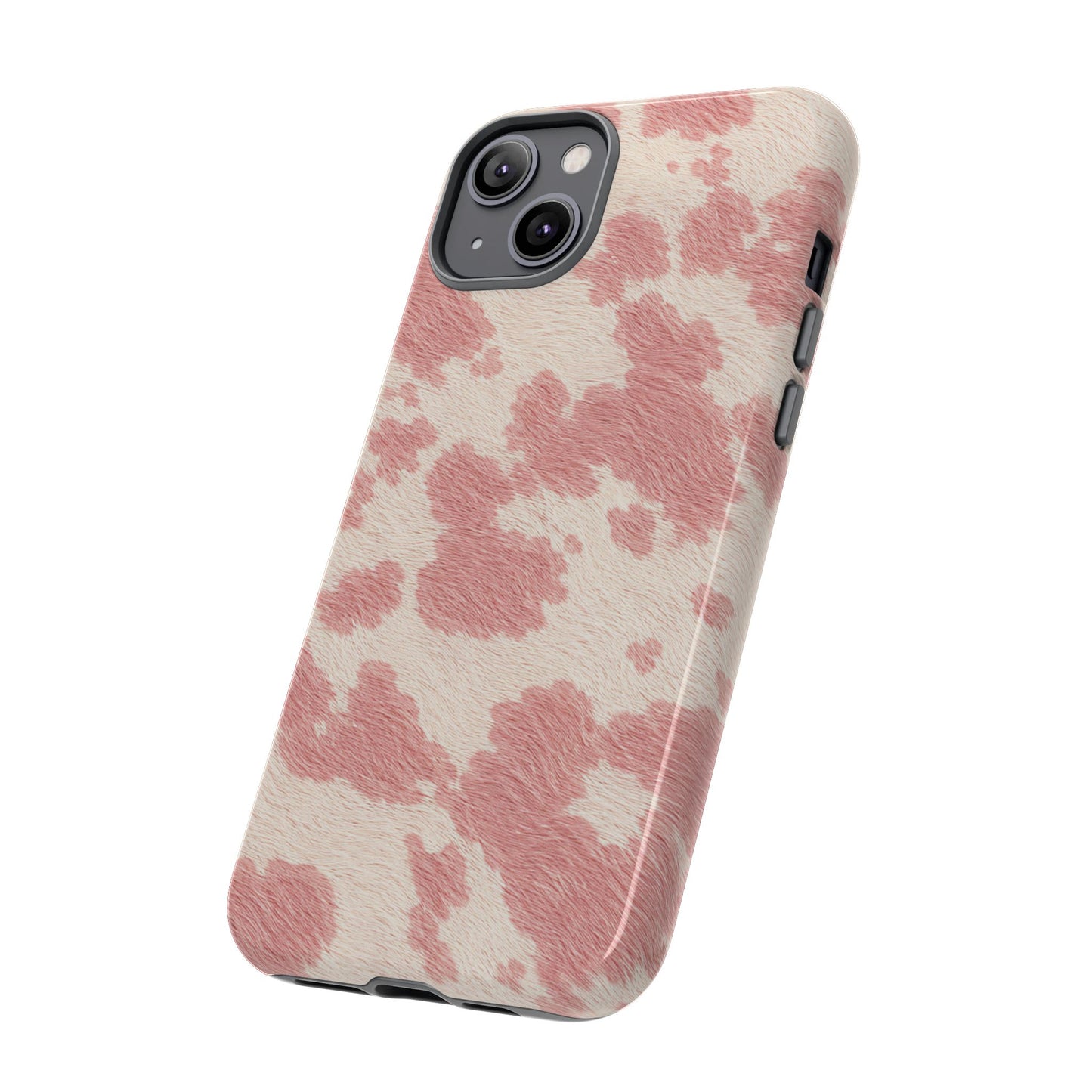 Pretty Blush Cow Print Phone Case