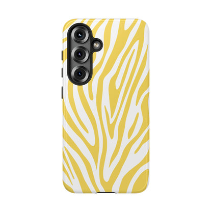 Graphic Yellow Tiger Print Phone Case
