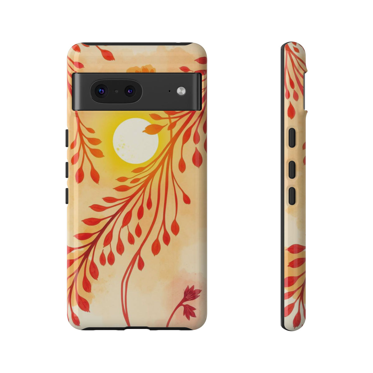 Boho Chic Watercolour Sunset Design Phone Case - Multicolor Phone Case - Google Pixel 7 / Glossy