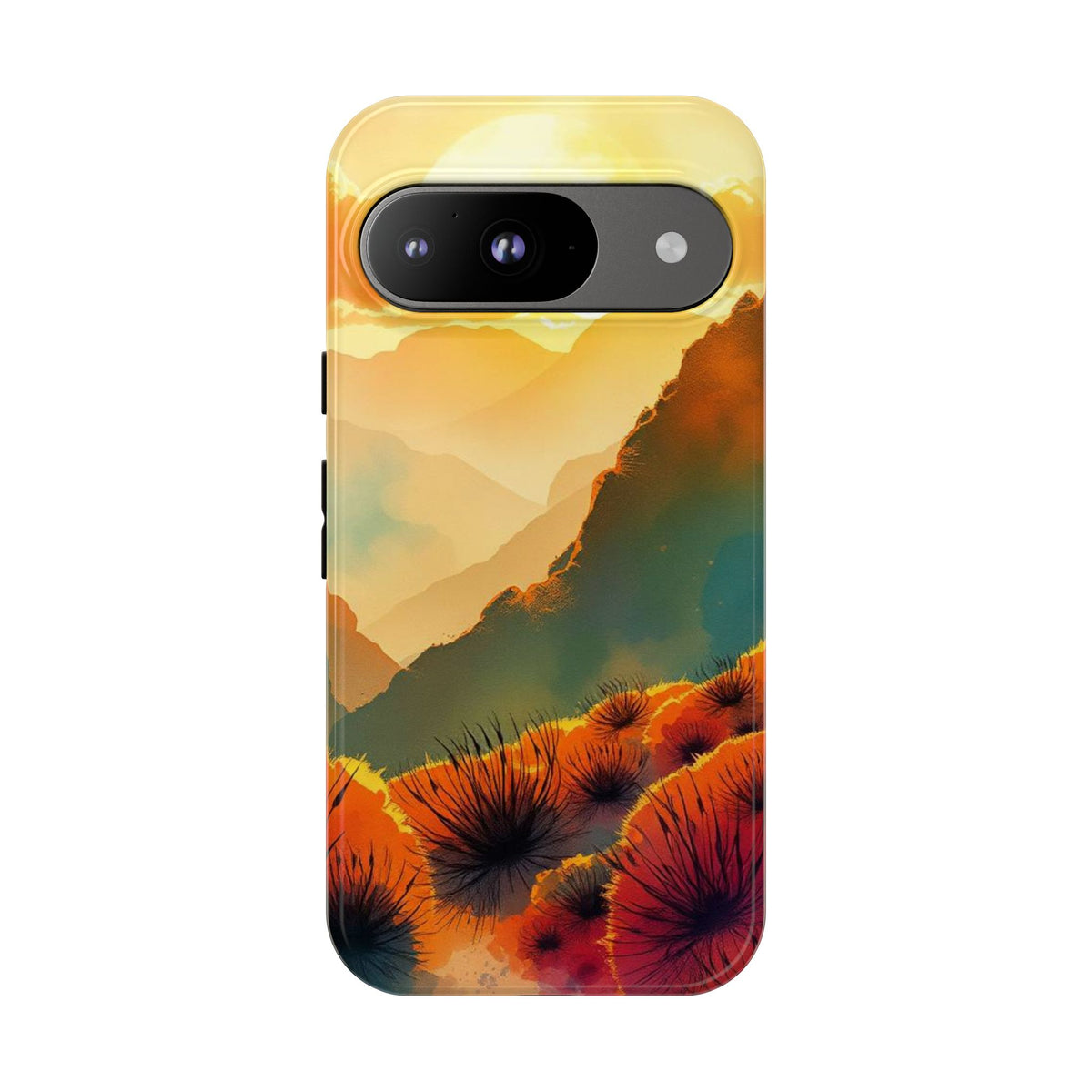 Ideallic Watercolour Sunset Design Phone Case - Multicolor Phone Case - Google Pixel 9 / Glossy