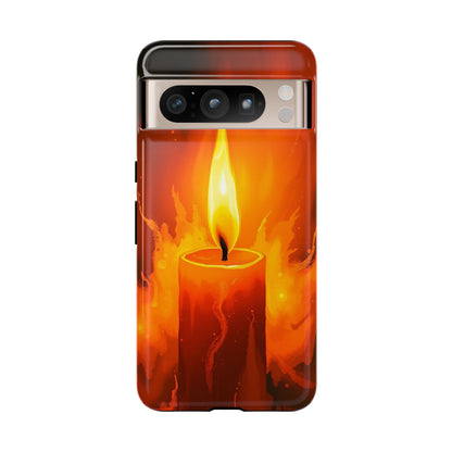 Google Pixel 8 Pro / Glossy Phone Case - Red Candle Phone Case