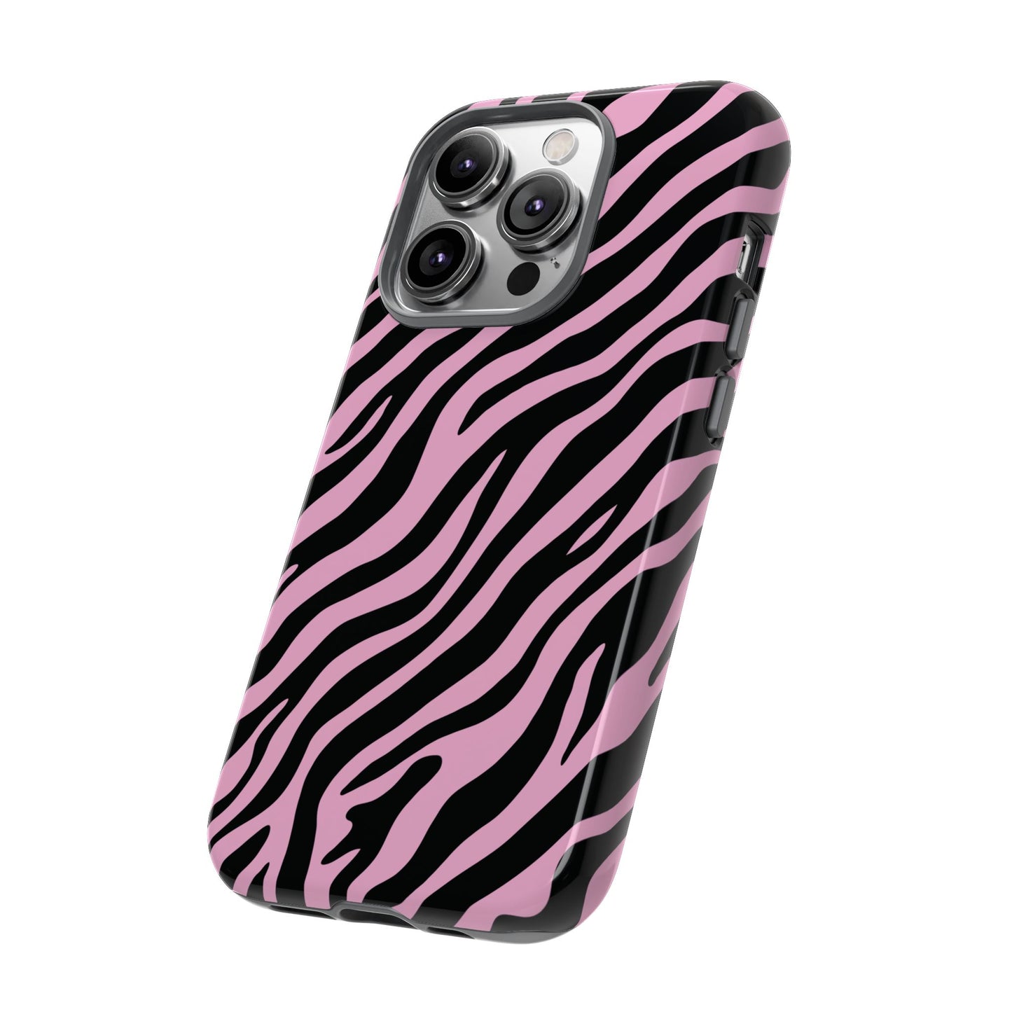 Stylish Blush Zebra Print Phone Case