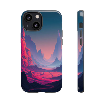 iPhone 13 Mini / Glossy Phone Case - Alien Vista Design Phone Case