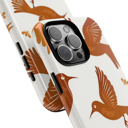 Abstract Bird Pattern Phone Case - Multicolor Phone Case