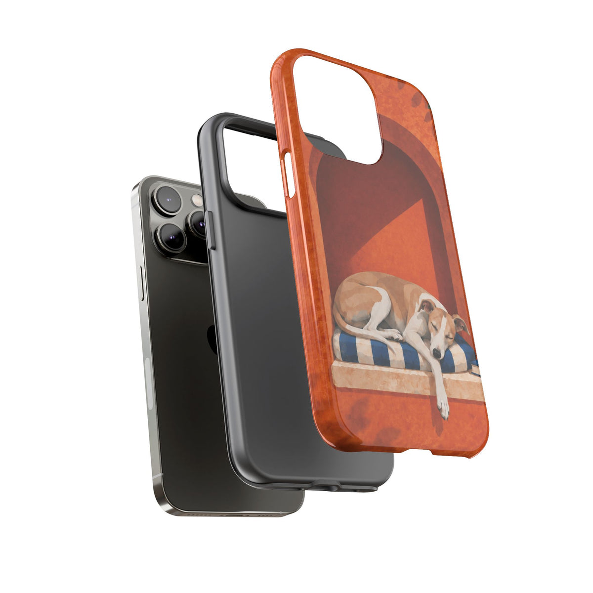 Whippet Siesta Nook Phone Case - Multicolor Phone Case