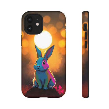 iPhone 12 Mini / Glossy Phone Case - Pop Art Rabbit Design Phone Case