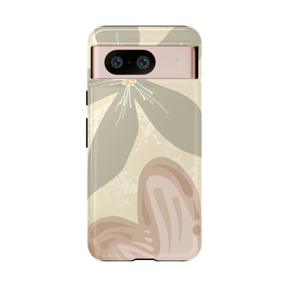 Google Pixel 8 / Glossy Phone Case - ’Hibiscus Heart Pattern’ Phone Case