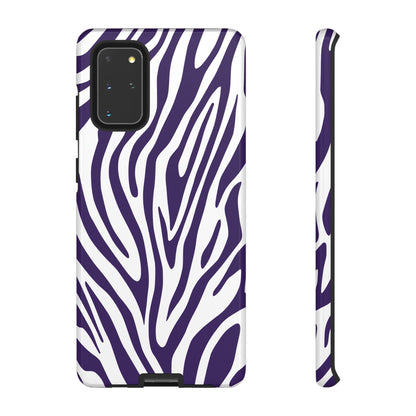 Graphic Purple Tiger Print Phone Case