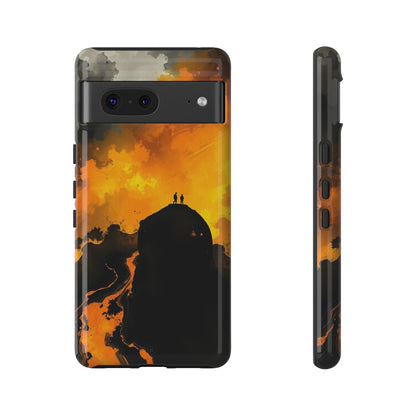 Google Pixel 7 / Glossy Phone Case - Gothic Watercolour Scene Phone Case