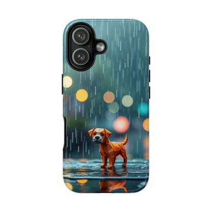iPhone 17 / Glossy Phone Case - Origami ’Soggy Dog’ Design Phone Case