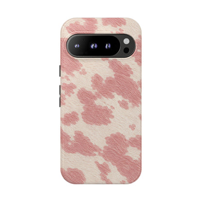 Pretty Blush Cow Print Phone Case