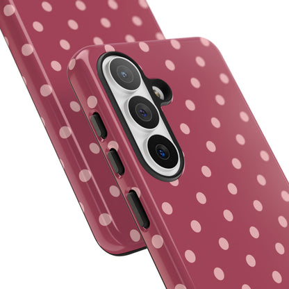 Pink Dot Pattern Phone Case