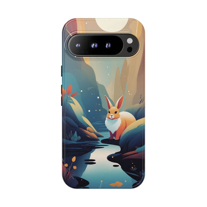 Google Pixel 9 Pro XL / Glossy Phone Case - Stylised Rabbit Design Phone Case