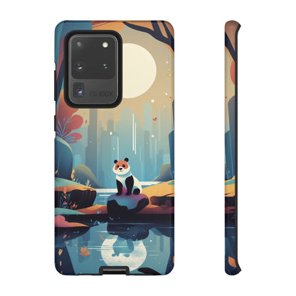 Stylised Panda Design Phone Case - Multicolor Phone Case - Samsung Galaxy S20 Ultra / Glossy