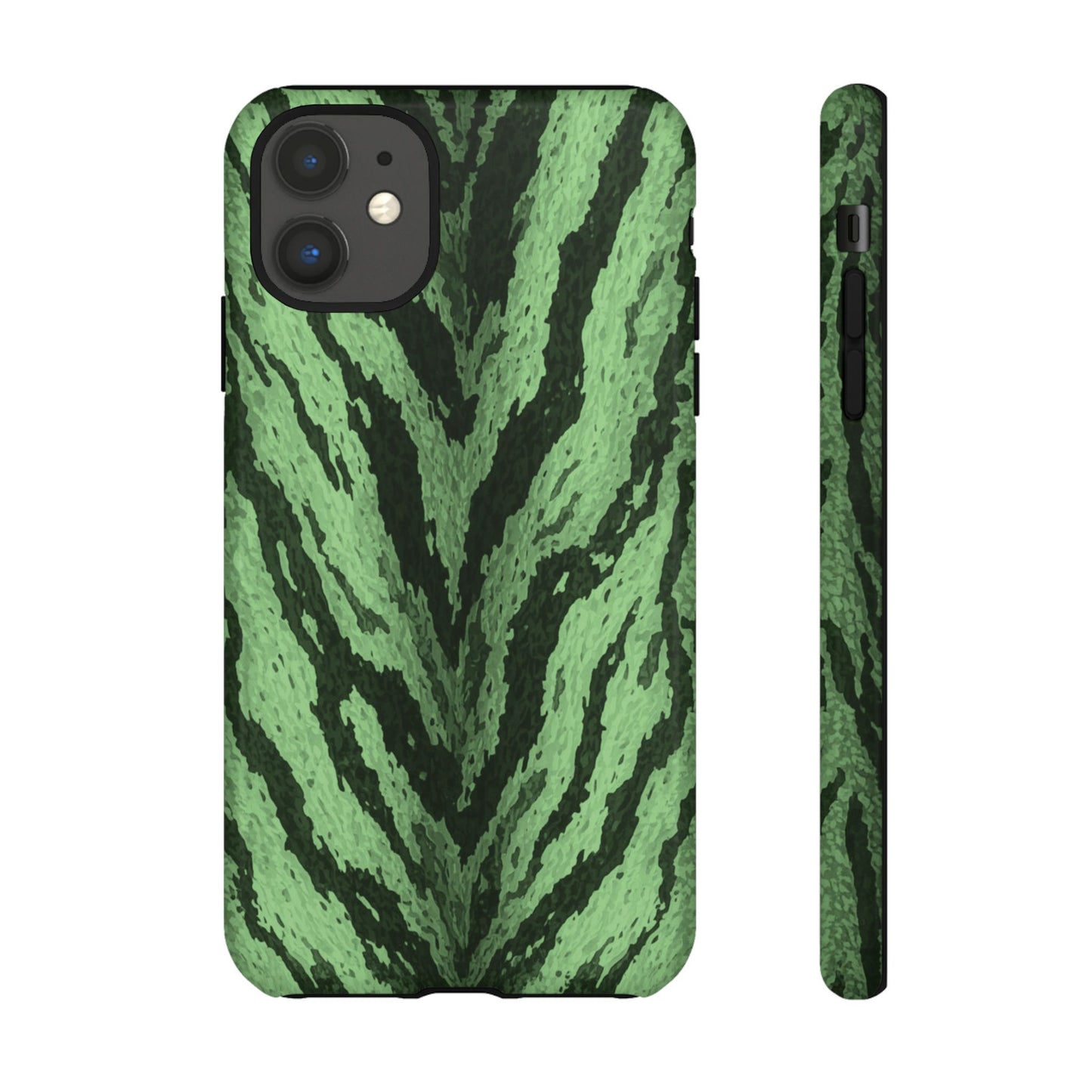 Sage Tiger Print Phone Case