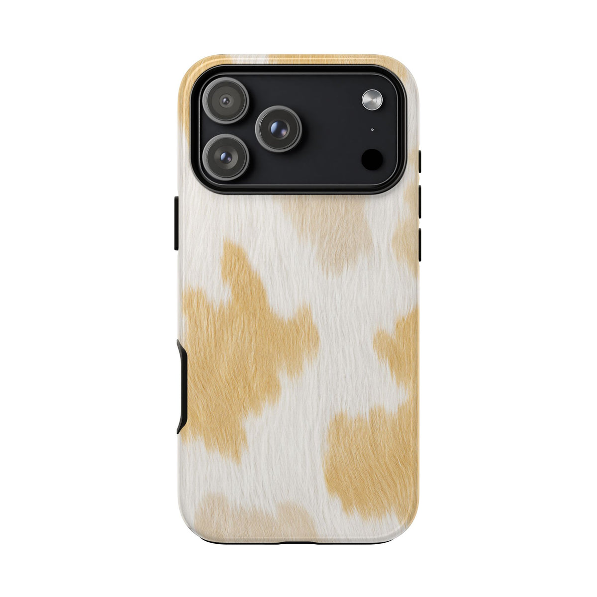Golden Honey Cow Print Phone Case - Yellow Phone Case - iPhone 18 Pro Max / Glossy
