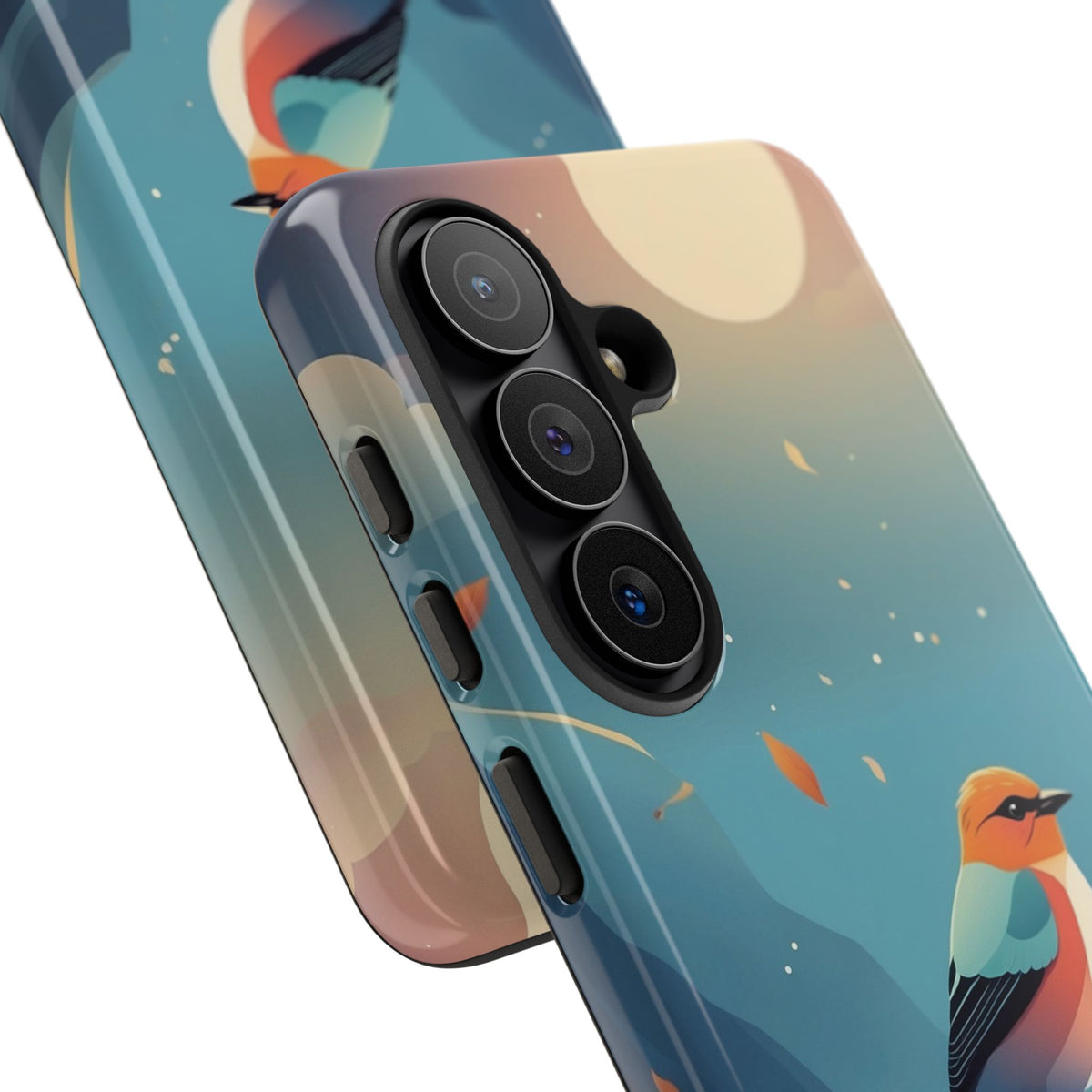 Stylised Bird Design Phone Case - Multicolor Phone Case