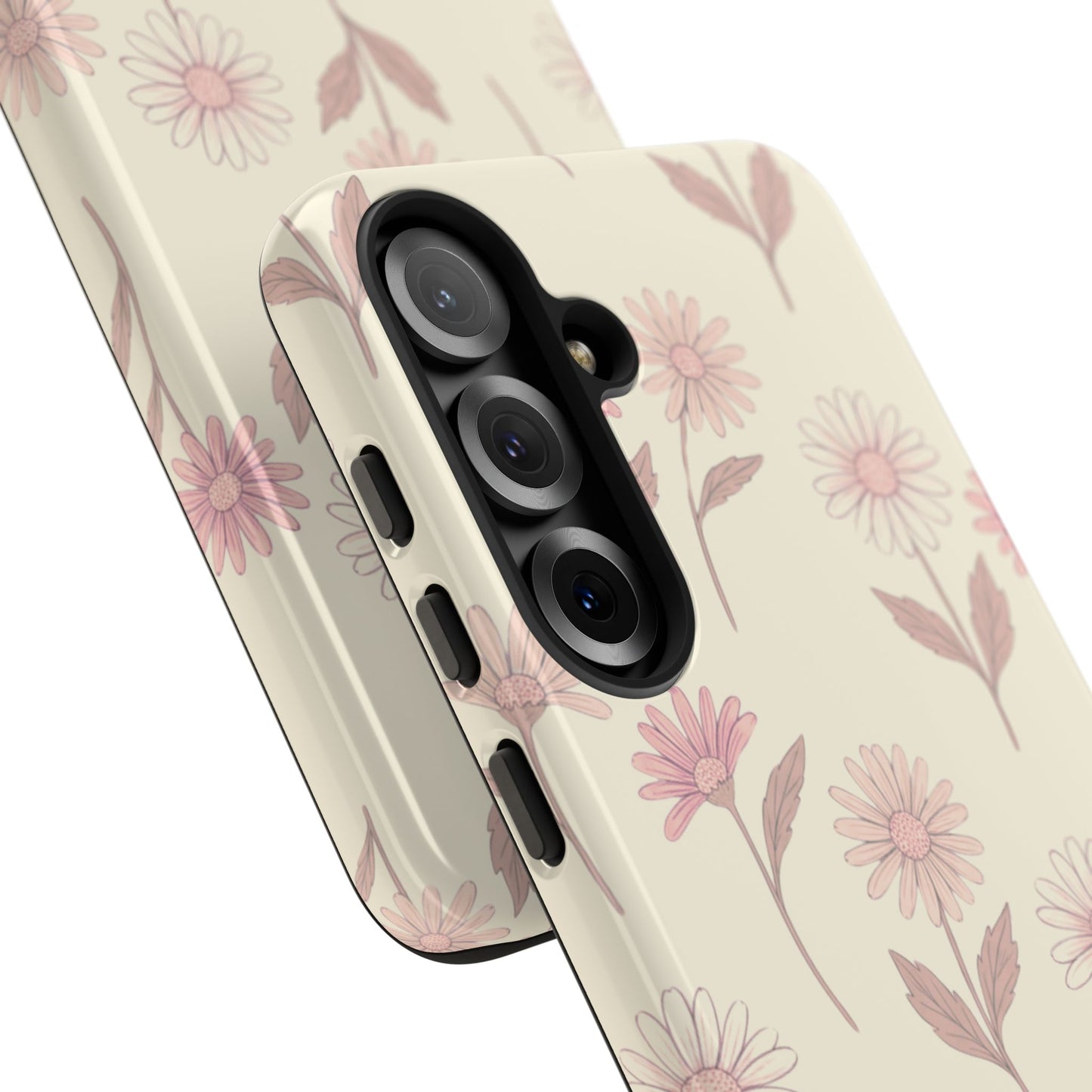 Pretty Blush Daisy Pattern Phone Case