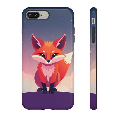iPhone 8 Plus / Glossy Phone Case - Pop Art Fox Design Phone Case