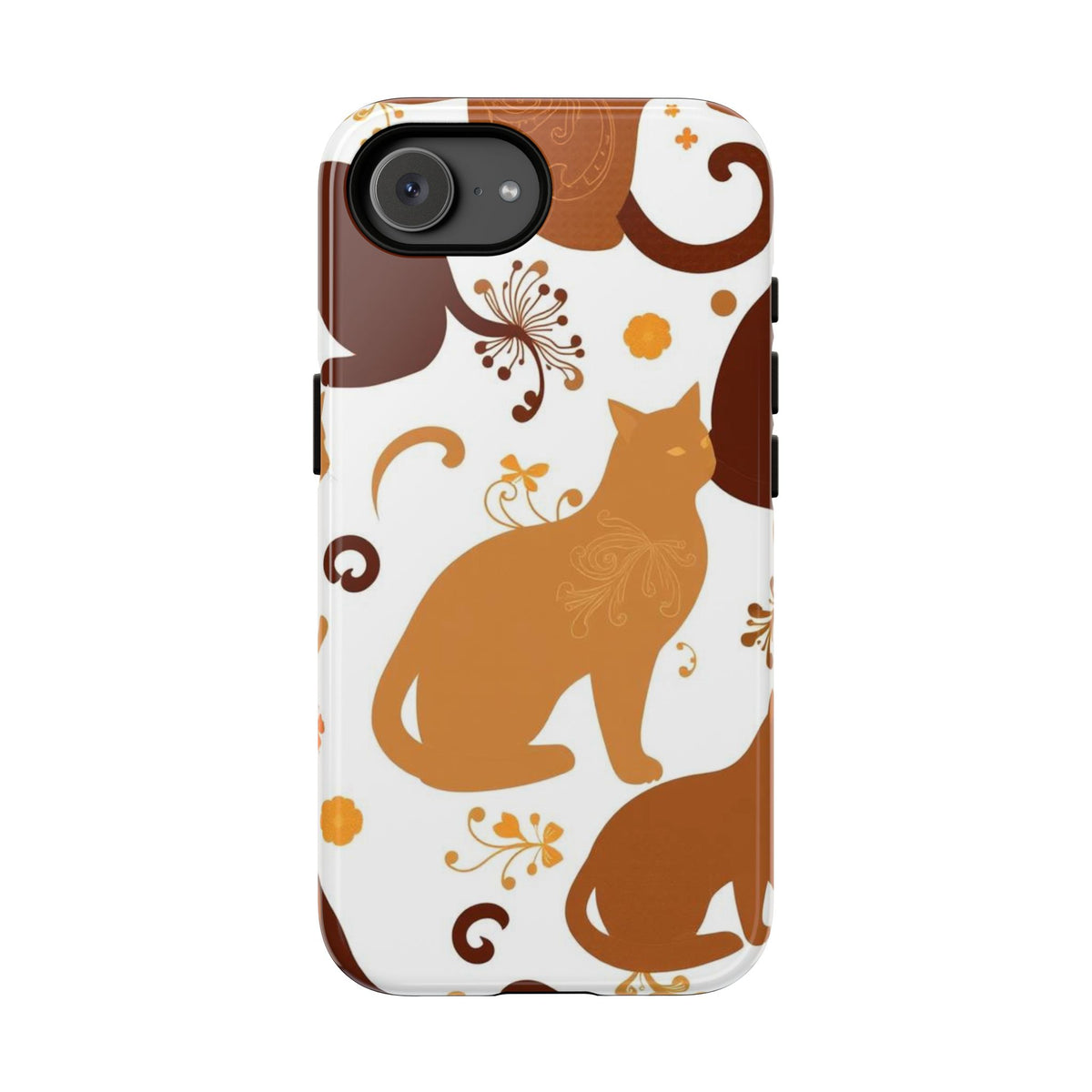 Abstract Cat Pattern Phone Case - Multicolor Phone Case - iPhone 17e / Glossy