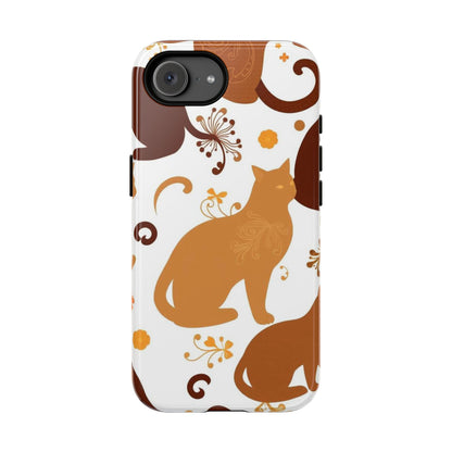 Abstract Cat Pattern Phone Case - Multicolor Phone Case - iPhone 17e / Glossy