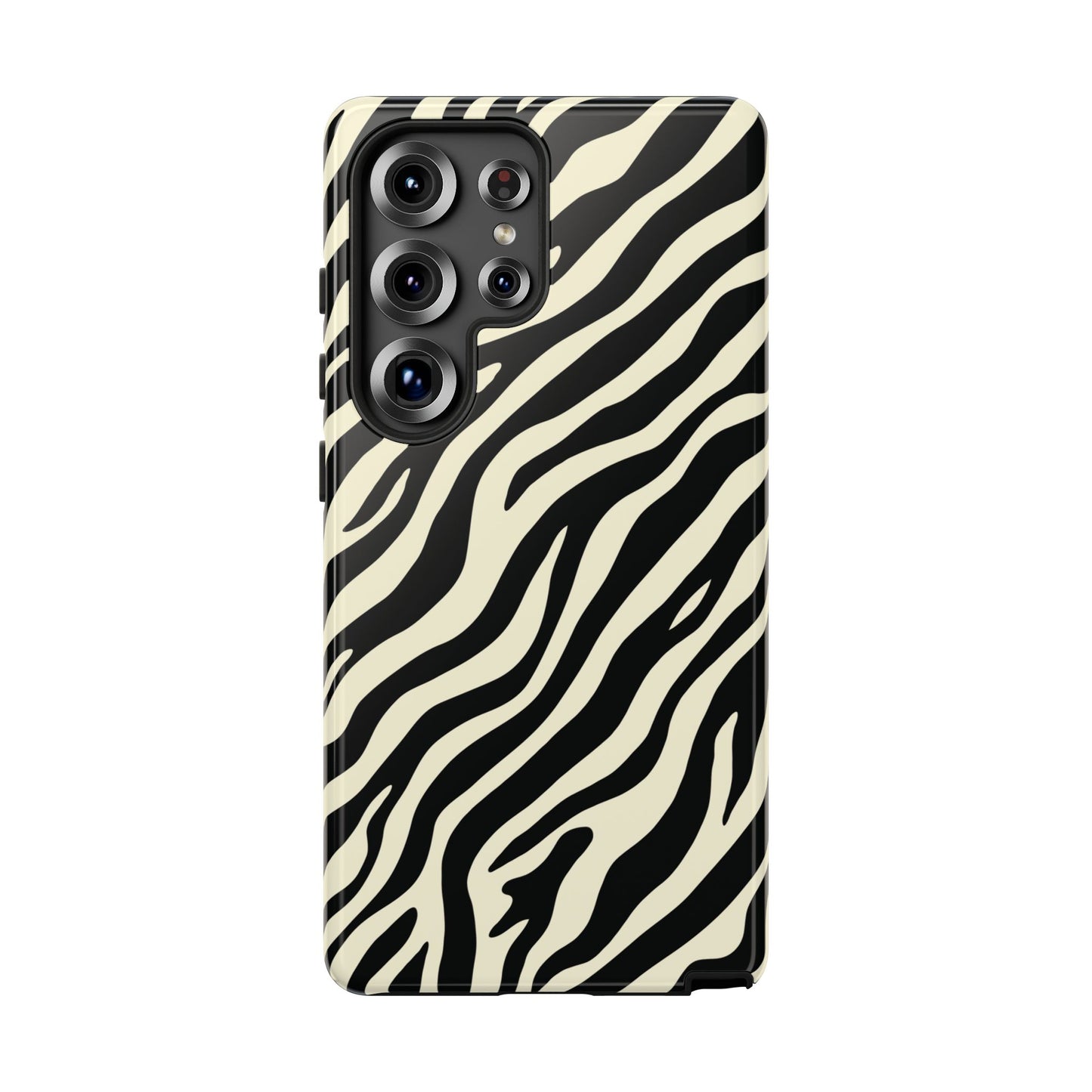 Chic Ivory Zebra Print Phone Case