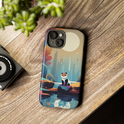 Stylised Panda Design Phone Case - Multicolor Phone Case
