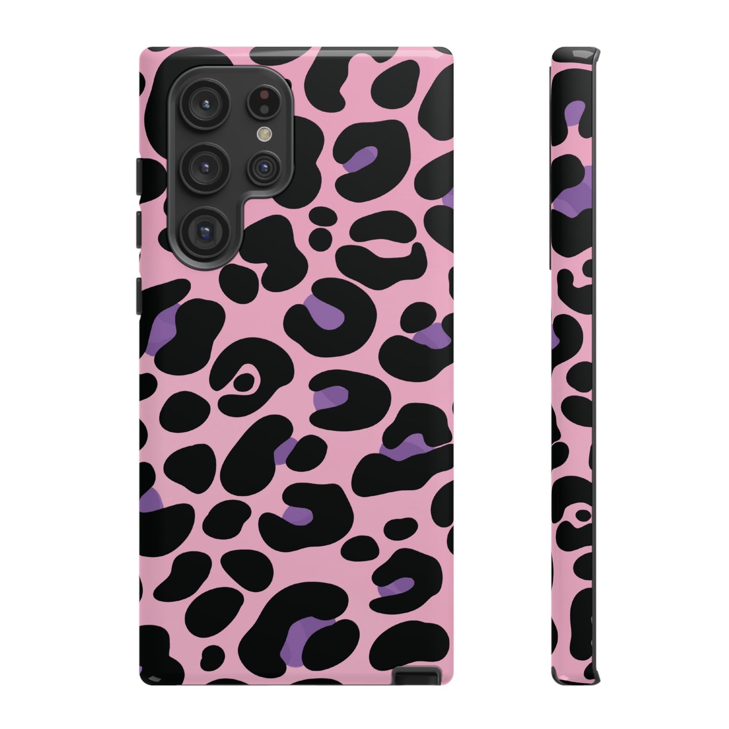 Pretty Pink & Lavender Leopard Print