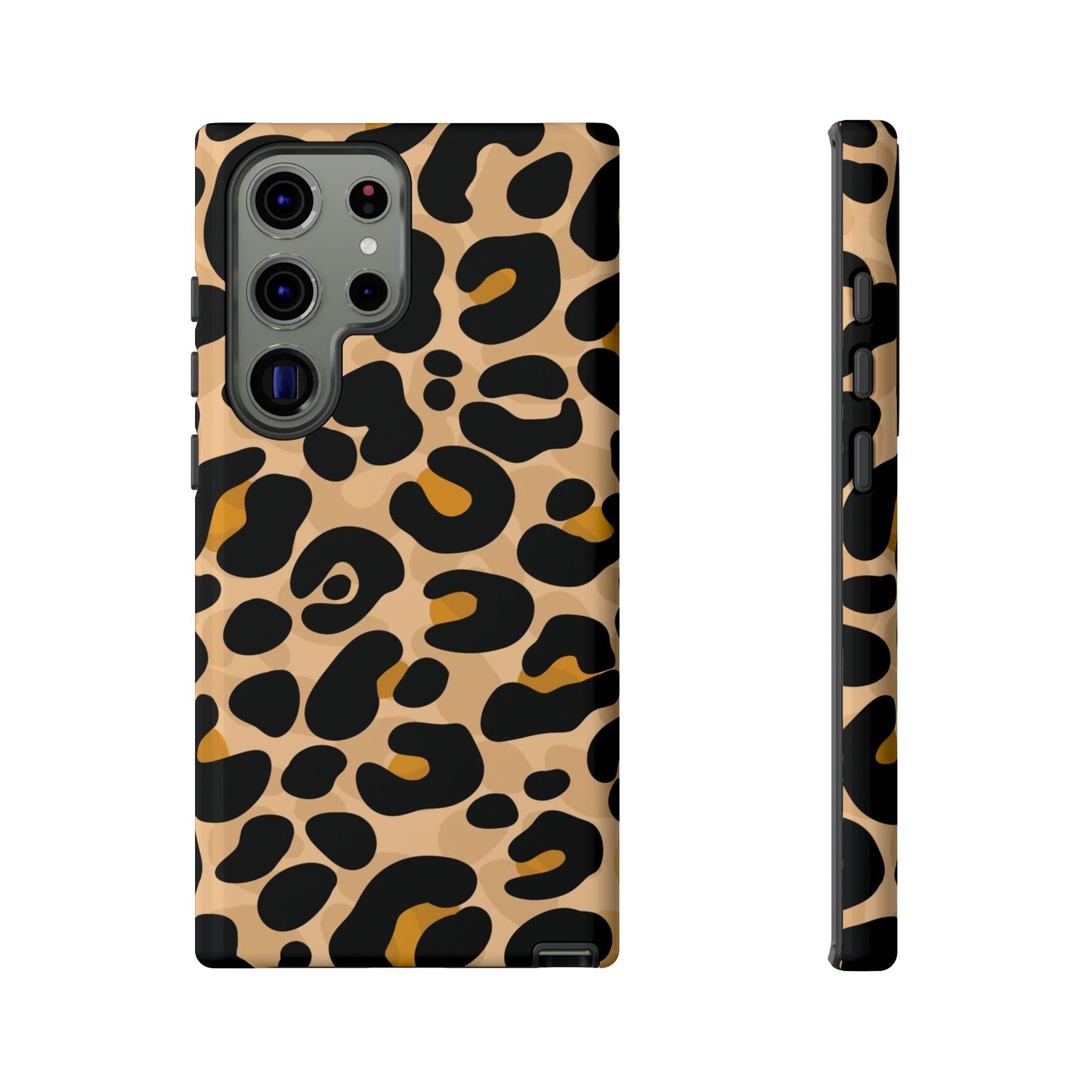 Stylish Mocha Leopard Print Phone Case